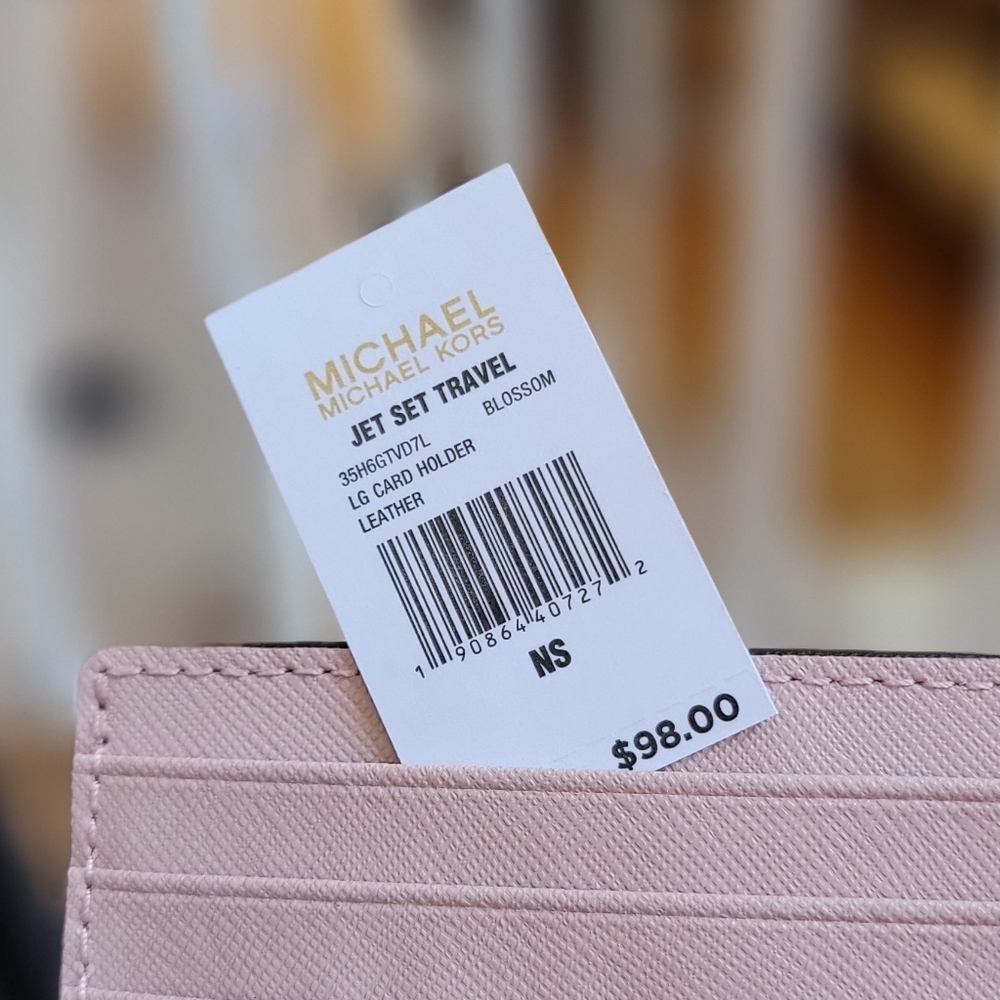 ⚠️LAST 1⚠Michael Kors Jet Set LG Card Holder Wallet Pink - Picture 5 of 5
